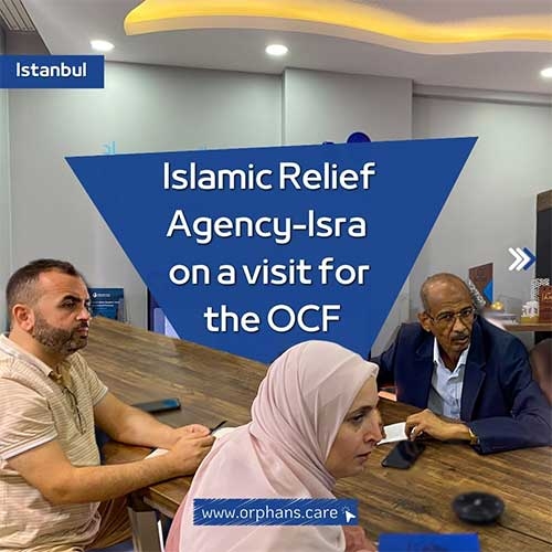 Islamic Relief Agency-Isra  on a visit for  the OCF